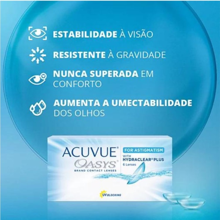 Lentes De Contacto Acuvue Oasys Astigmatismo Acuvue Hydraclear